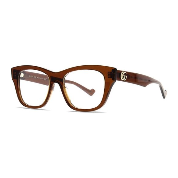 NEW GUCCI EYEGLASSES GUCCI GG0999O 003 BROWN EYEWEAR - Picture 1 of 4